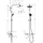Hansgrohe Croma Showerpipe 220 1jet EcoSmart 9 mit Thermostat 27188000