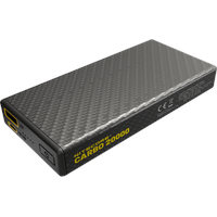 Nitecore Powerbank CARBO20000 mit 20.000mAh, Kohlefaser-Gehäuse, extrem robuste und