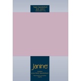 JANINE Topper-Spannbetttuch 5001 Jersey 180 x 200 - 200 x 220 cm altrosé