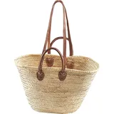 Locker Ibizatasche Strandtasche Braun