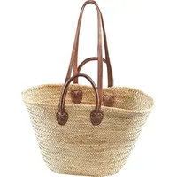 Locker Ibizatasche Strandtasche Braun