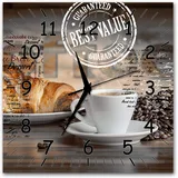 Bilder-Manufaktur BM Funk Quarz Quarzwanduhr Wanduhr Funkwanduhr Funkwanduhren Funkuhr Funkuhren kein Ticken lautlos geräuschlos leise ohne Tickgeräusche groß XXL MF15-9435-funk