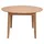 miliboo Ausziehbarer Runder Esstisch 120-150 x 76 cm helles Eichenholz