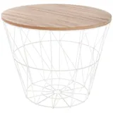 ATMOSPHERA CREATEUR D'INTERIEUR Kumi Weiß Metall Couchtisch