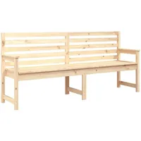 VidaXL Gartenbank 203,5x48x91,5 cm Massivholz Kiefer