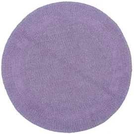 Homescapes Badematte Flieder Ø 80 cm