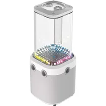 Corsair iCUE LINK XD6 RGB ELITE – FlowDrive Max-Pumpe, Integrierter Temperatursensor, 22 Adressierbare RGB-LEDs – Weiß