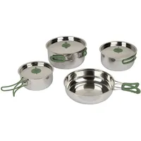Bo-Camp Topf-Set 4-tlg. Topf + Pfanne + Geschirr