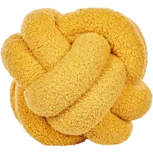 Beliani Dekokissen MALNI 19 x 19 cm Gelb