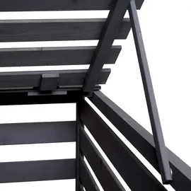 Mendler Mülltonnenverkleidung HWC-H62 114 x 67 x 97 cm grau