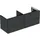 Geberit Waschtischunterschrank 4 Schubladen 133,2 x 50,4 x 47 cm Schwarz