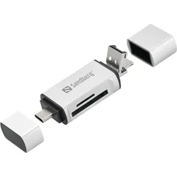 SANDBERG Kartenleser (microSD, SD) - micro
