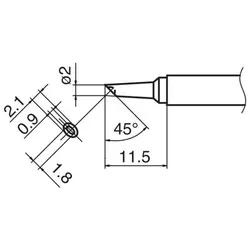 Composit Lötspitze Serie T17, BCM2