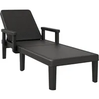 VidaXL 4-fach Verstellbare Sonnenliege 155,5x57x28 cm Polypropylen