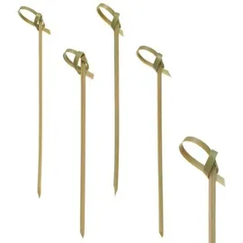 Papstar Fingerfood-Spieße Knoten 250 St. 10 cm Braun