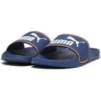 Puma Leadcat 2.0 Slide Sandal, Persian Blue White-Pumpkin Pie, 35.5