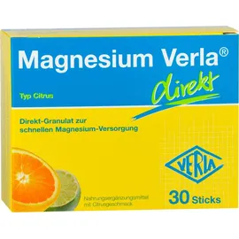 VERLA Magnesium Verla direkt Citrus Granulat 30 St.