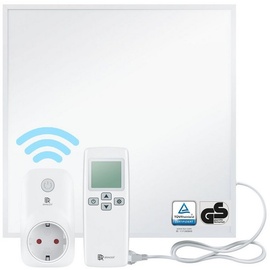 bringer-germany Bringer® Infrarotheizung - 300 (BRIH300) / BRTS: Smart Thermostat und Fernbedienung / Weiß