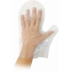HYGOSTAR® Hygiene-Handschuh 2647 , 1 Karton = 5 x 100 Stück, Fäustling, LDPE