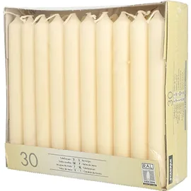 Papstar Tafelkerzen Ø 2,1 cm 19,6 cm creme 120 St.