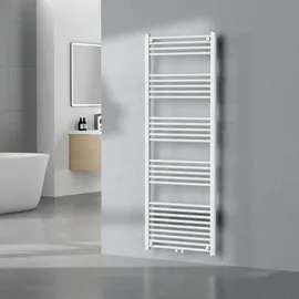 neu.haus Handtuchheizkörper Voss 600 x 1600 mm 755 W weiß Mittelventil