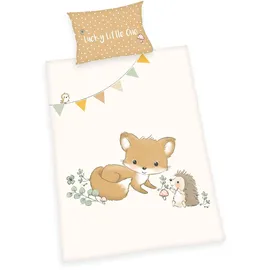 Herding babybest® Kinderbettwäsche Waldfreunde Bettwäsche MADE IN GREEN 40x60 cm