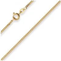 Schmuck Krone Goldkette 1,7mm Panzerkette aus 333 Gelbgold 50cm, Gold 333 goldfarben