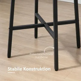 Homcom Ø 80 cm braun