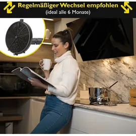 Bomann KF 573 für DU 7600/7601/7607 Filter, 2er Set Schwarz