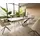 DeLife Edge 200 x 78 x 100 cm weiß-gold-grau