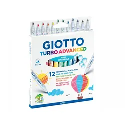 Giotto Turbo Advanced Filzstifte, 12 Farben