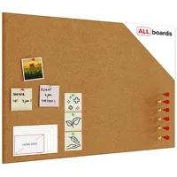 ALLboards Korktafel, rahmenlos, 90×60 cm