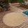 The CarPET Teppich THE CARPET "Kansas", beige (natur), H:1mm Ø:80cm, Polypropylen, Teppiche, Teppich, moderner robuster In und Outdoor Teppich Jute Look