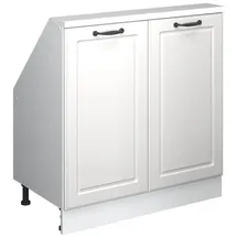 Vicco Dachschrägenschrank Rion 80 x 83,8 x 46 cm Weiß