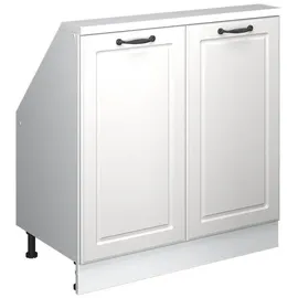 Vicco Dachschrägenschrank Rion 80 x 83,8 x 46 cm Weiß