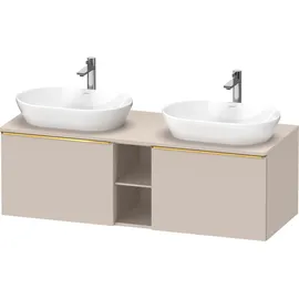 Duravit D-Neo Konsolenwaschtischunterbau wandhängend Taupe Matt 1400x550x459 mm - DE4950B34910000 DE4950B34910000