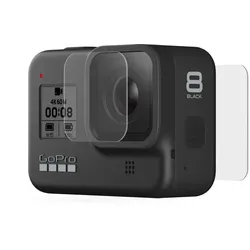 GoPro HERO8 Objektiv- und Displayschutz aus gehärtetem Glas
