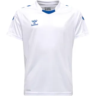 hummel Core XK Poly Trikot Kinder white/true blue 116