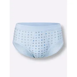 SCHIESSER Essentials Sportslips mit Eingriff hellblau kariert XXL 2er Pack