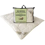 Meivita Bio Merino Schafschurwolle Sommerdecke kbA und kbT in 135x200 cm
