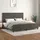 vidaXL Bettgestell 200 x 200 cm Silber