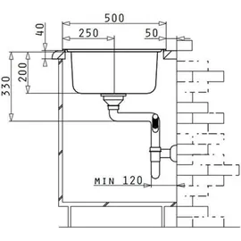PYRAMIS Amaltia Plus (100X50) 1B 1D Edelstahl poliert + Excenterbetätigung