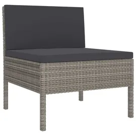 vidaXL Garten-Lounge-Set 3-tlg. grau 310188