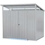 DURAMAXX Gerätehaus 2,49 x 2,31 m Weiß