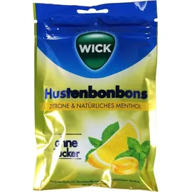 Dallmann's Pharma Candy GmbH WICK Zitrone & nat.Menthol Bonb.o.Zucker Beutel