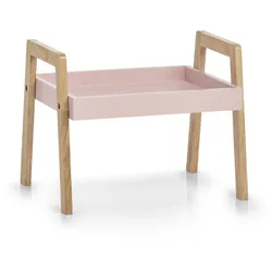Zeller Stapelregal, Holz/MDF, rosa 40x30,5x32,5