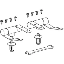Geberit Scharnier-Set 598182000 mit Absenkautomatik, für WC-Sitz