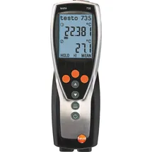 TESTO 735-2 Temperatur-Messgerät -200 - +1370 °C Fühler-Typ K, Pt100