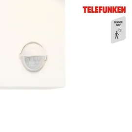 Telefunken LED-Outdoor-Wandleuchte Sensor 16,5 cm x 9,5 cm x 15,5 cm Weiß