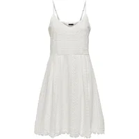 Only Kleid Spitzenkleid Weiß 38